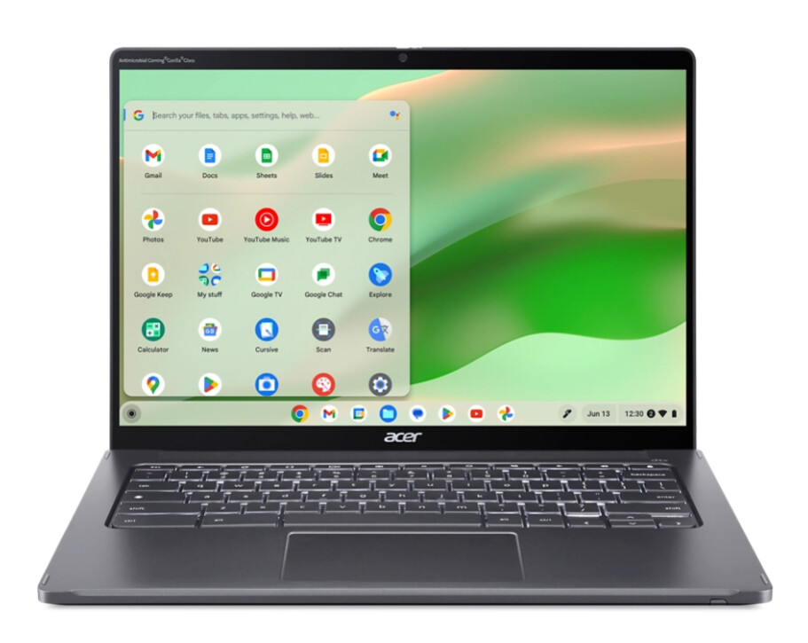 Acer Chromebook CP714-2WN-54ZS Intel® Core™ i5 i5-1335U 35.6 cm (14") Touchscreen WUXGA 8 GB LPDDR4x-SDRAM 256 GB SSD Wi-Fi 6 (802.11ax) ChromeOS Grey